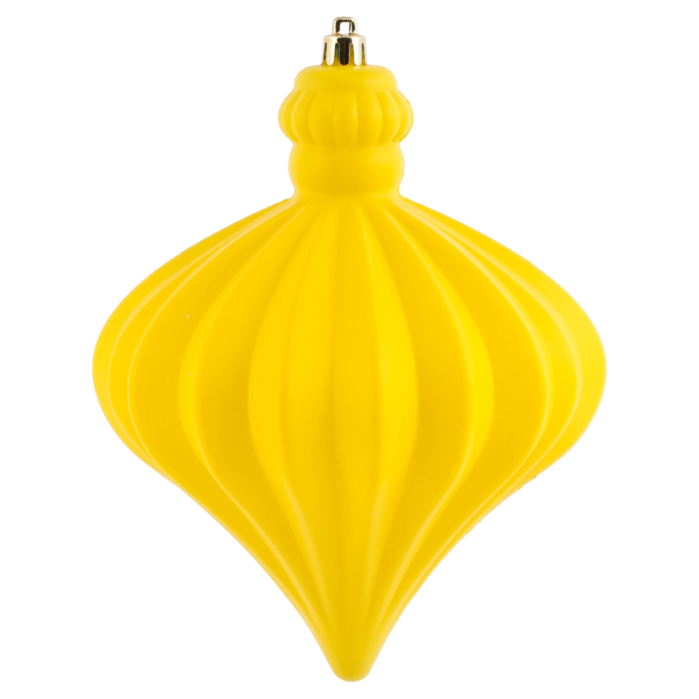 Vickerman 6" Matte Onion Drop Christmas Ornament