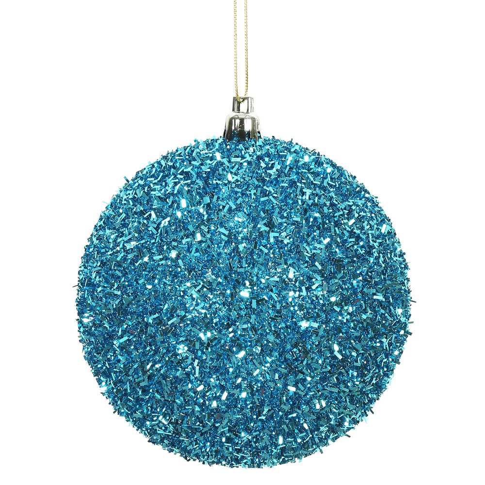 Vickerman Tinsel Ball Ornament