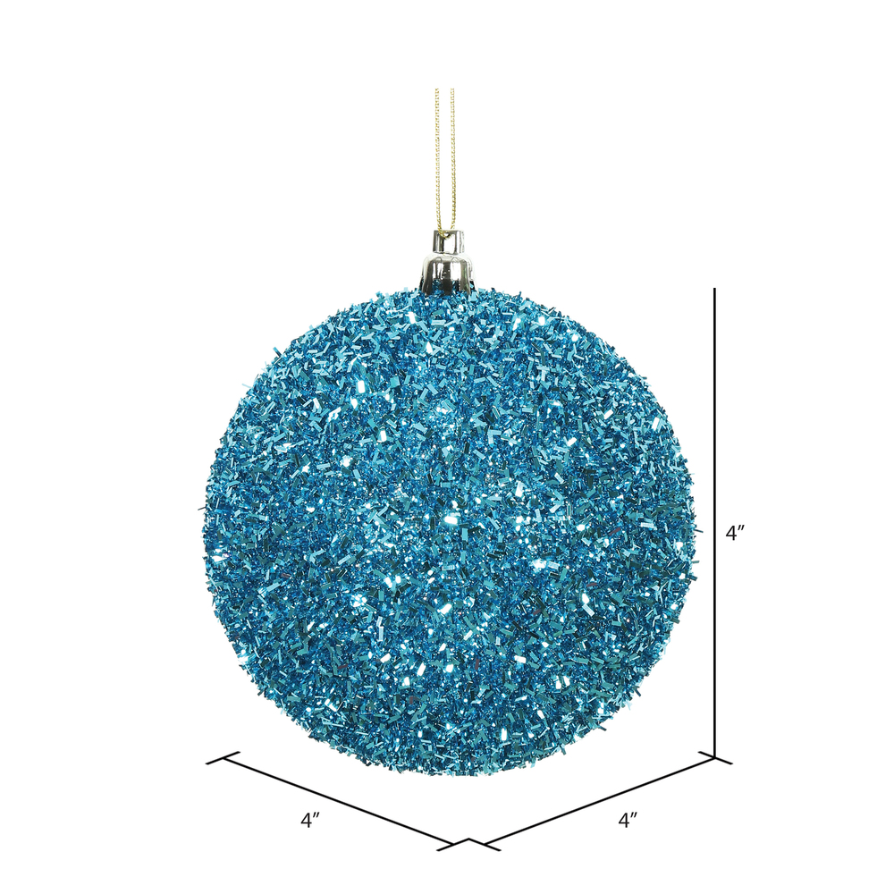 Vickerman Tinsel Ball Ornament