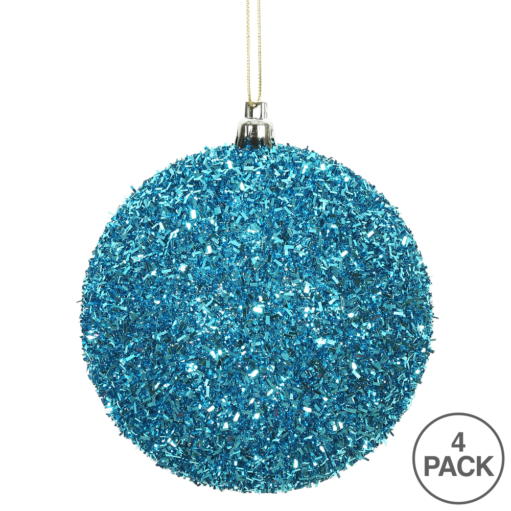 Vickerman Tinsel Ball Ornament