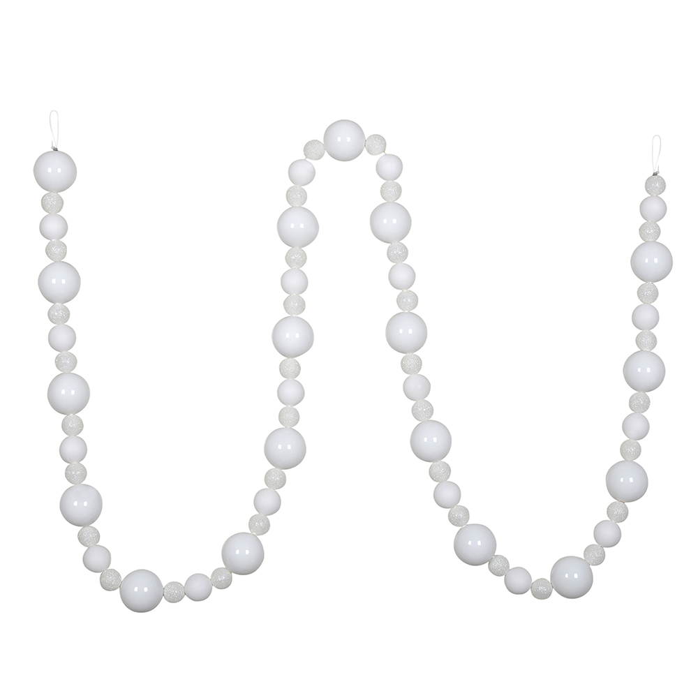 Vickerman 9' Assorted Christmas Ball Ornament Garland