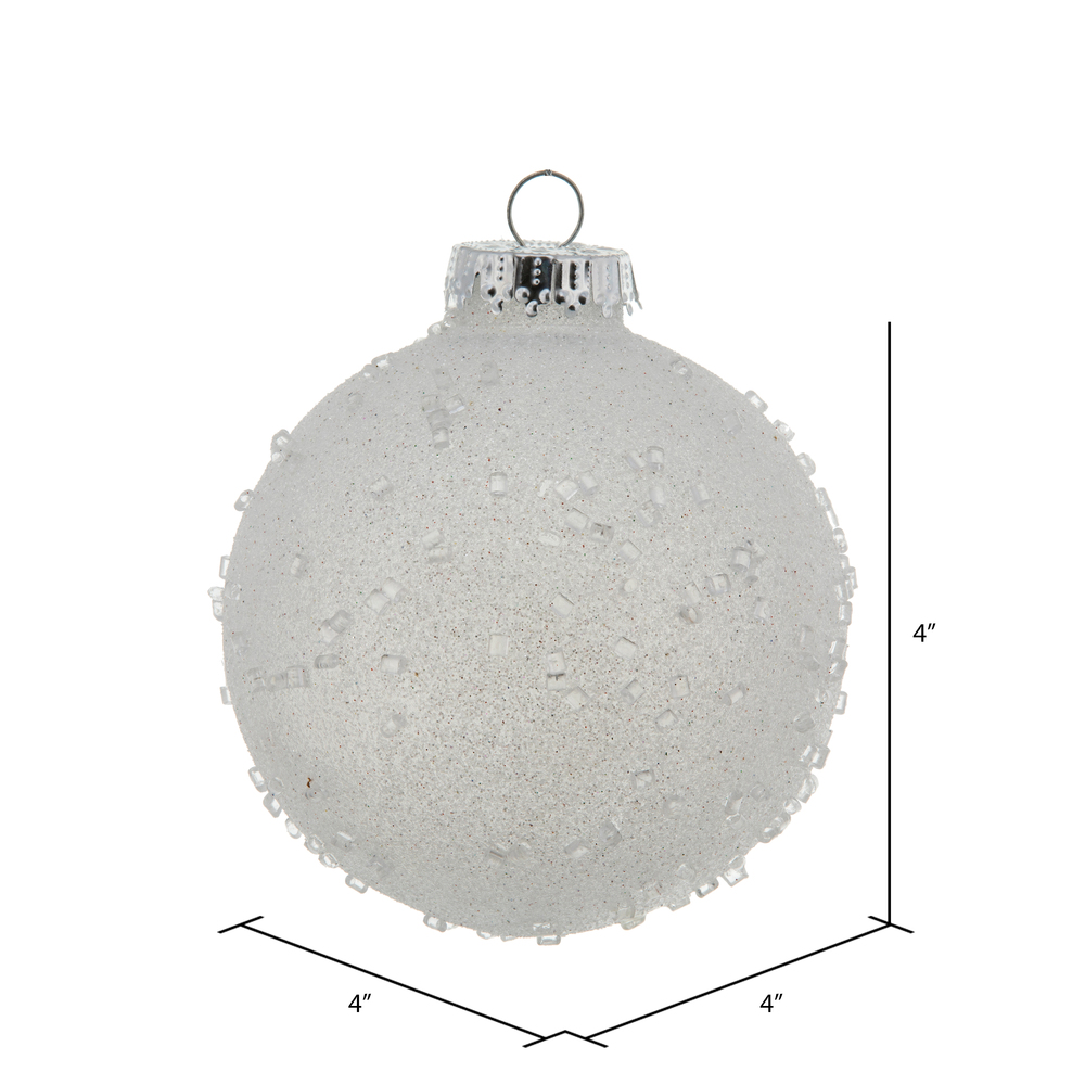Vickerman Ice Ball Ornament