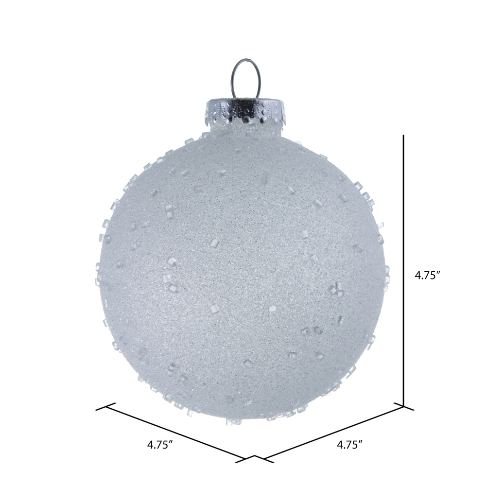 Vickerman Ice Ball Ornament