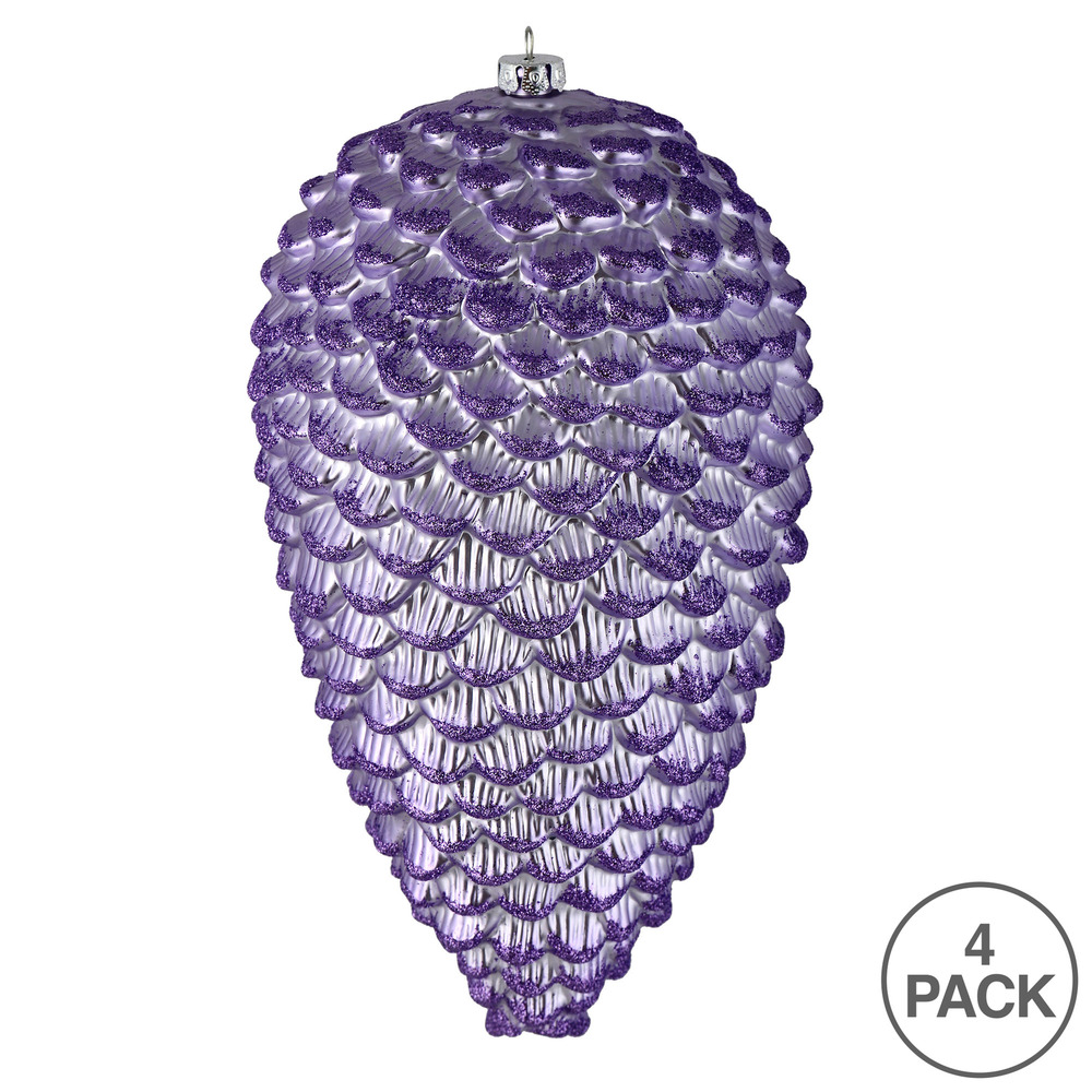 Vickerman Matte Glitter Pinecone Christmas Ornament