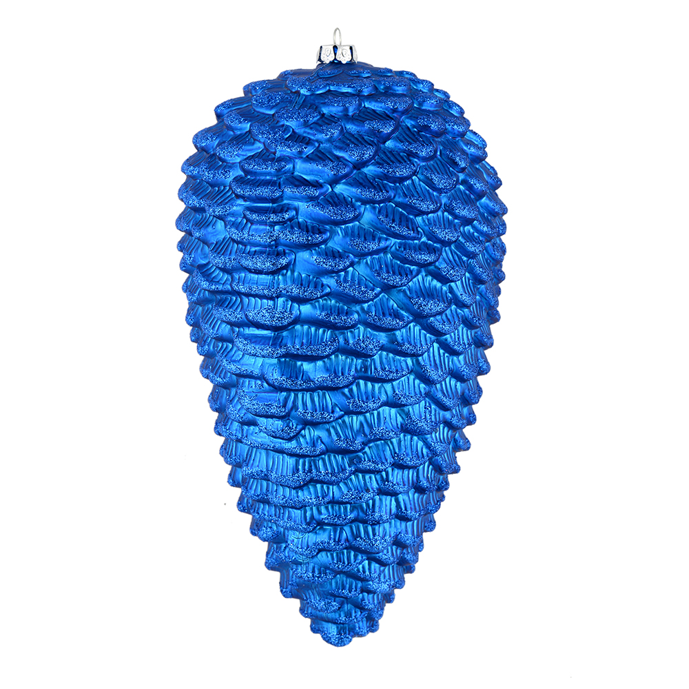 Vickerman Matte Glitter Pinecone Christmas Ornament