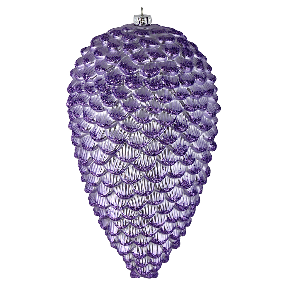 Vickerman Matte Glitter Pinecone Christmas Ornament