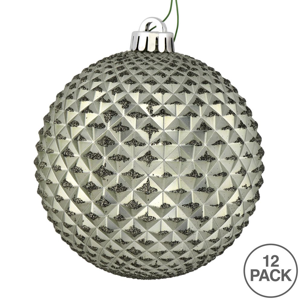Vickerman Durian Glitter Ball Ornament