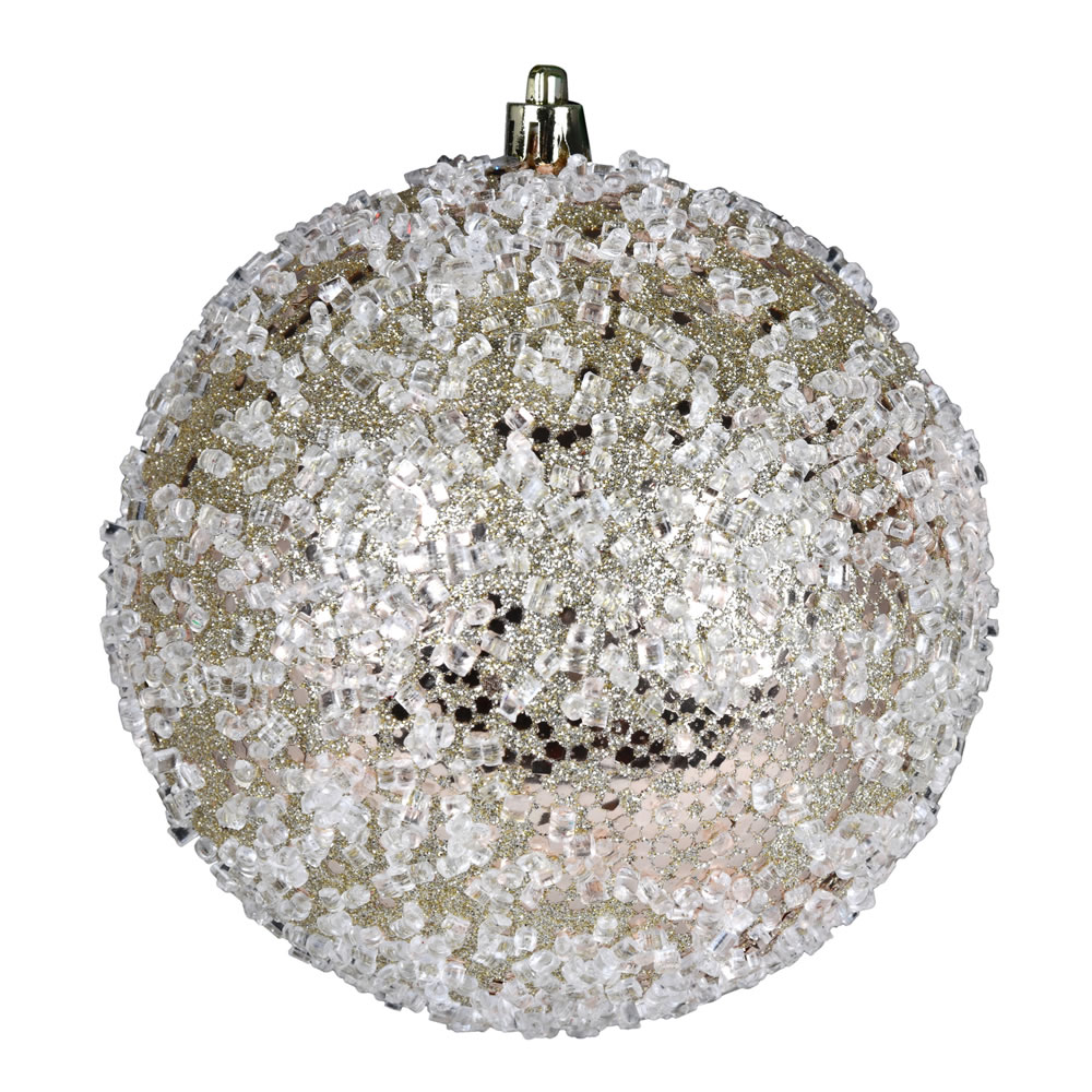 Vickerman Glitter Hail Ball Ornament