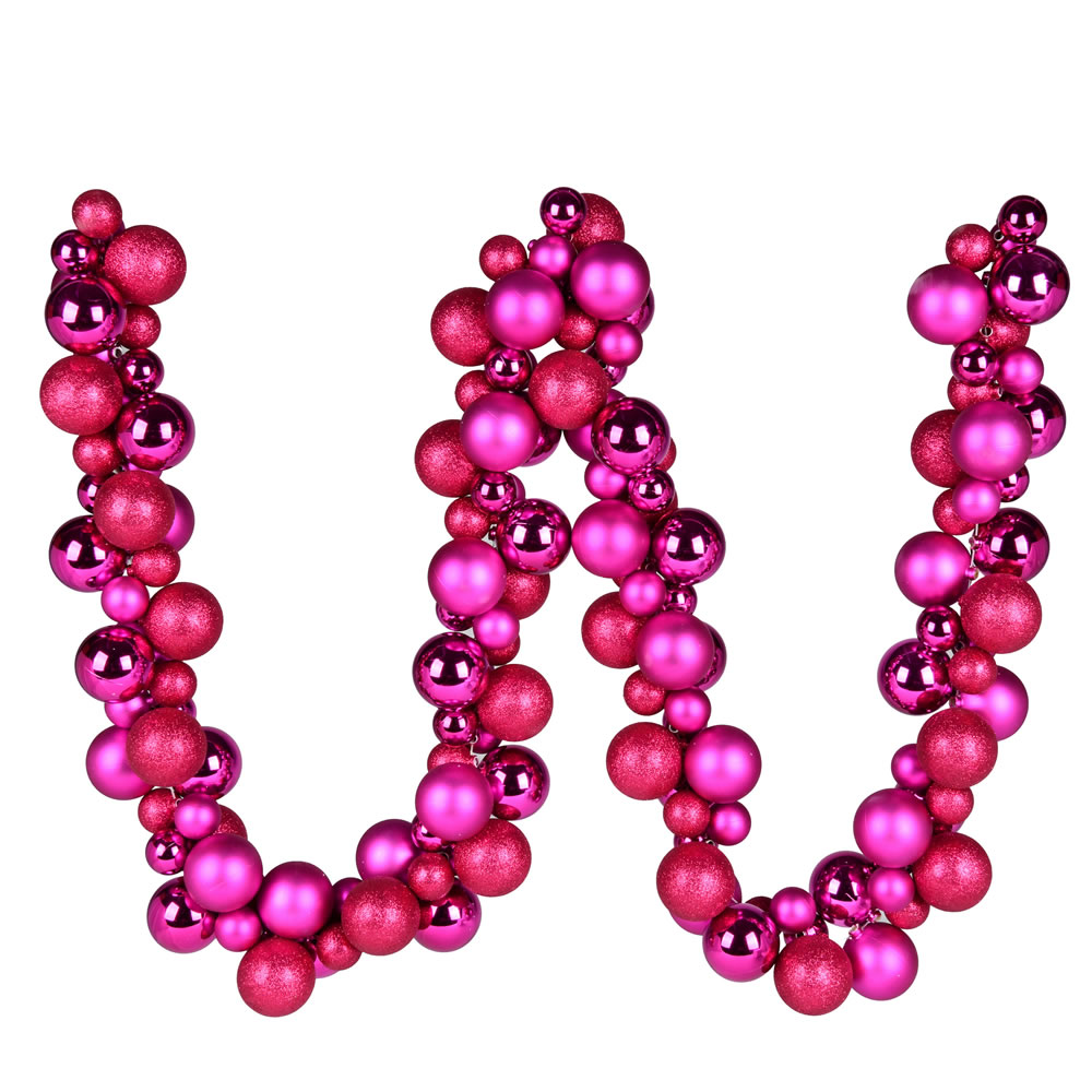 Vickerman 6' Assorted Ornament Ball Christmas Garland