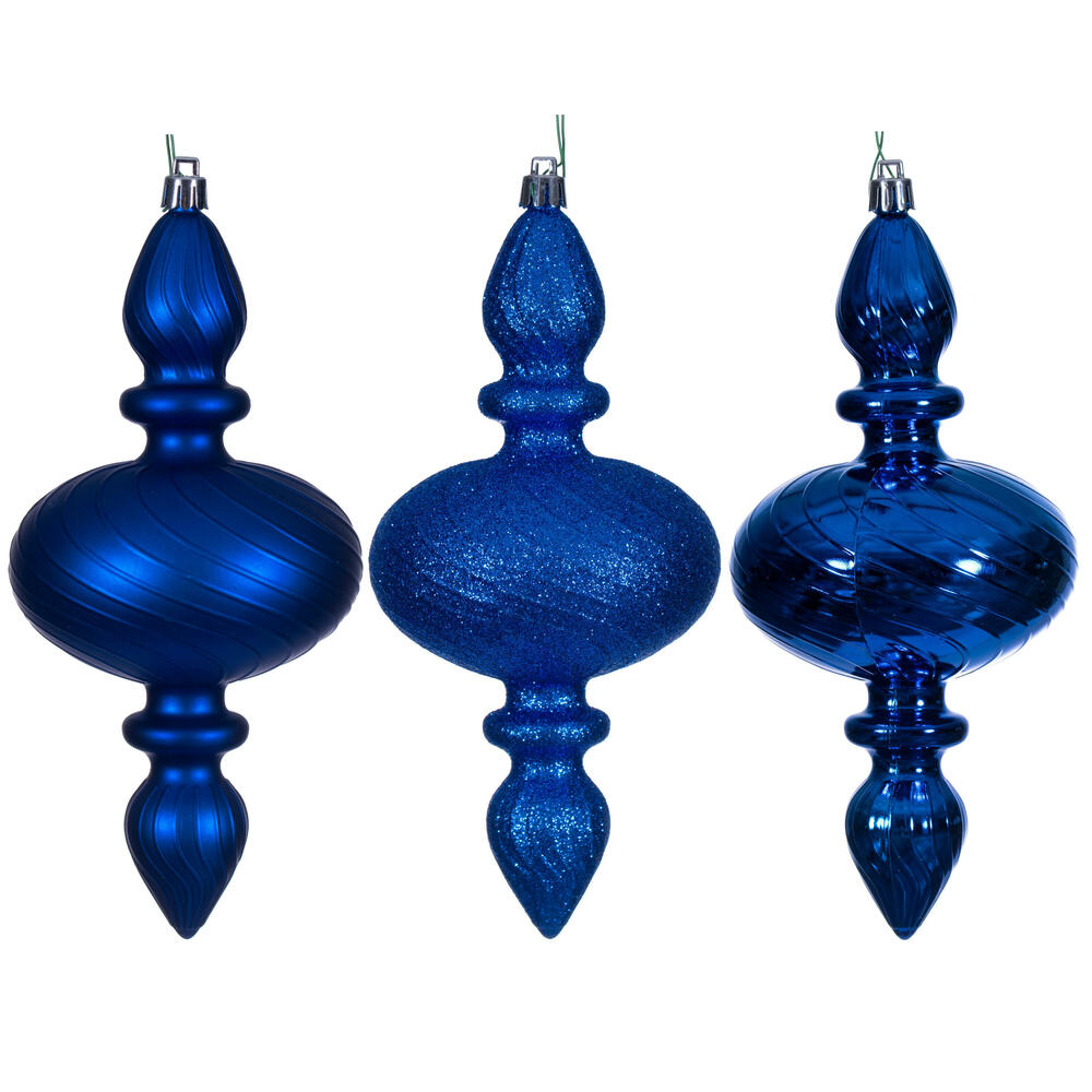 Vickerman Swirl Finial Ornament