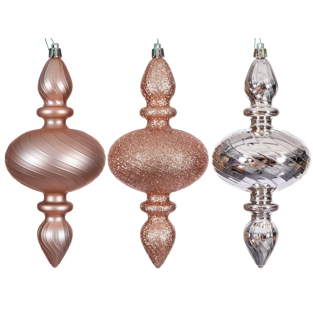 Vickerman Swirl Finial Ornament