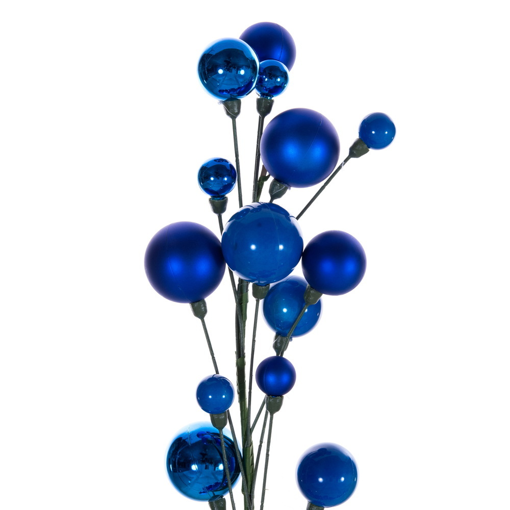 Vickerman 6' Matte Shiny Pearl Ball Garland 1-2"