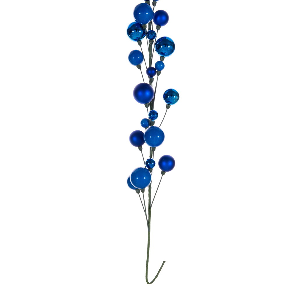 Vickerman 6' Matte Shiny Pearl Ball Garland 1-2"