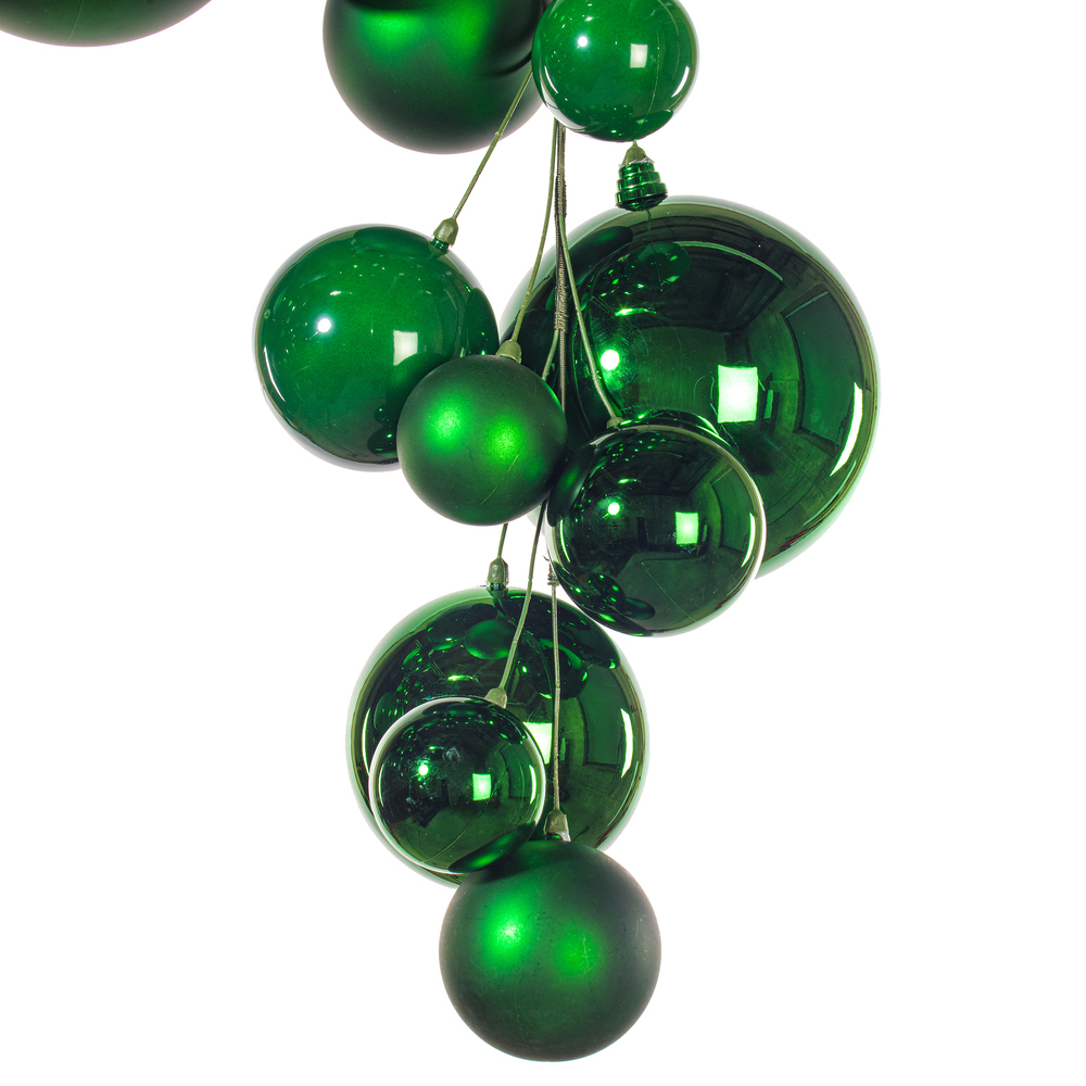 6' Matte Shiny Pearl Ball Garland 4-6"