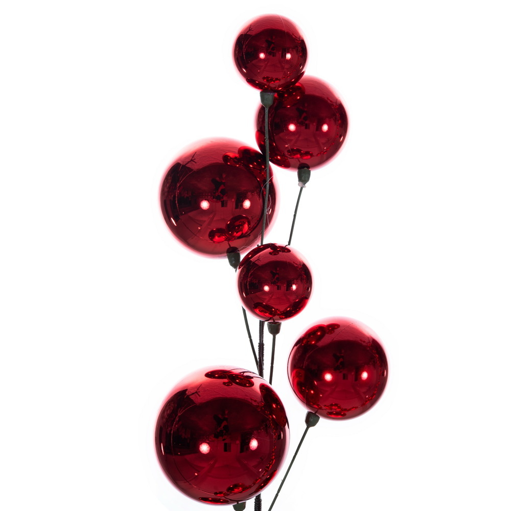 10' Shiny Ball Branch Garland
