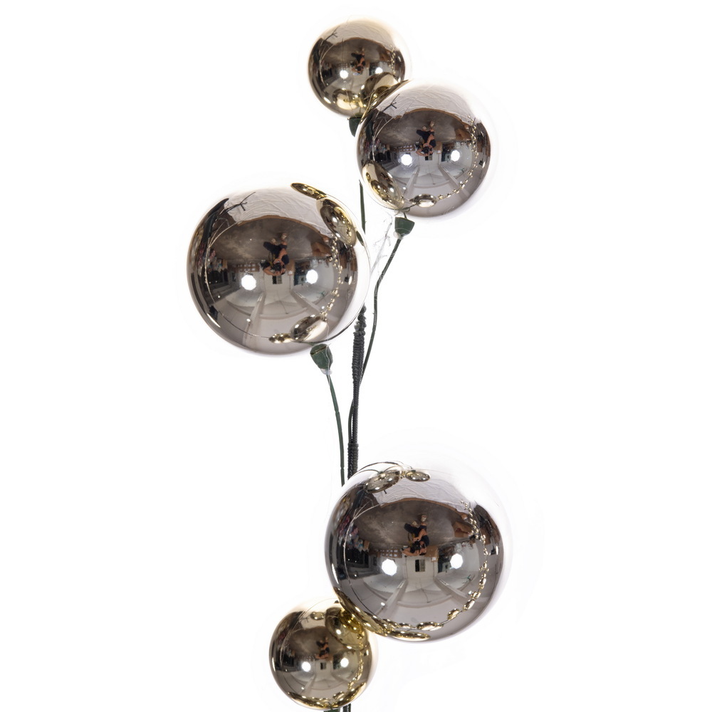 10' Shiny Ball Branch Garland