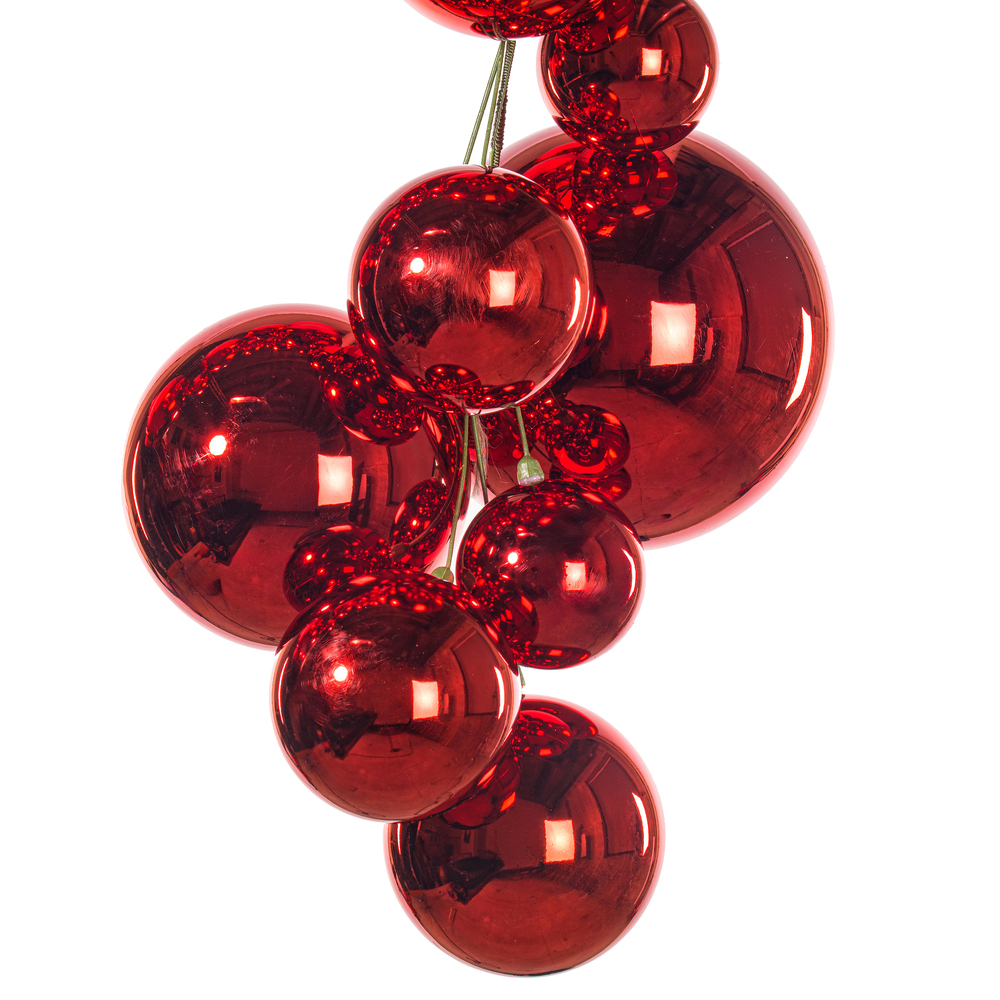 6' Shiny Ball Branch Garland