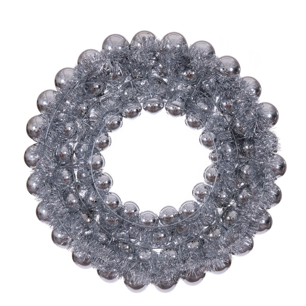 28" Shiny Ball Wreath UV