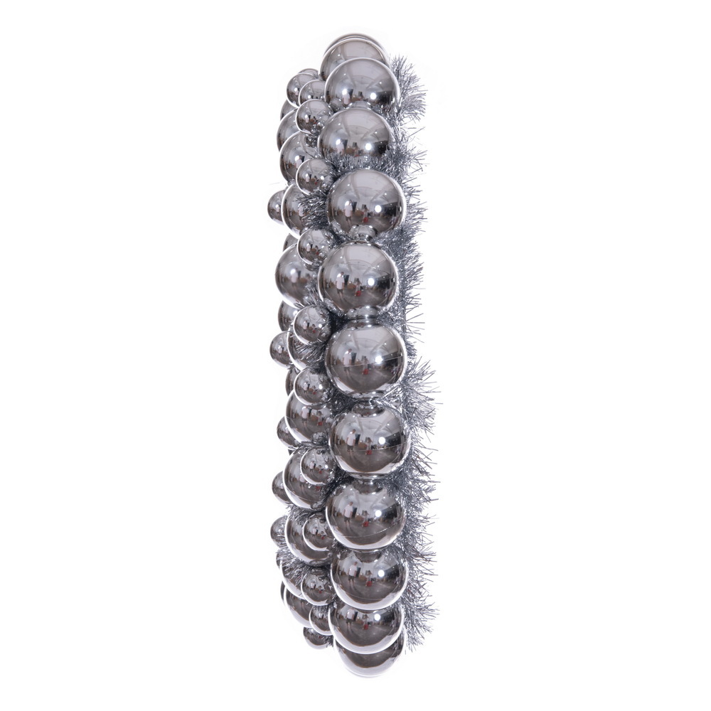28" Shiny Ball Wreath UV