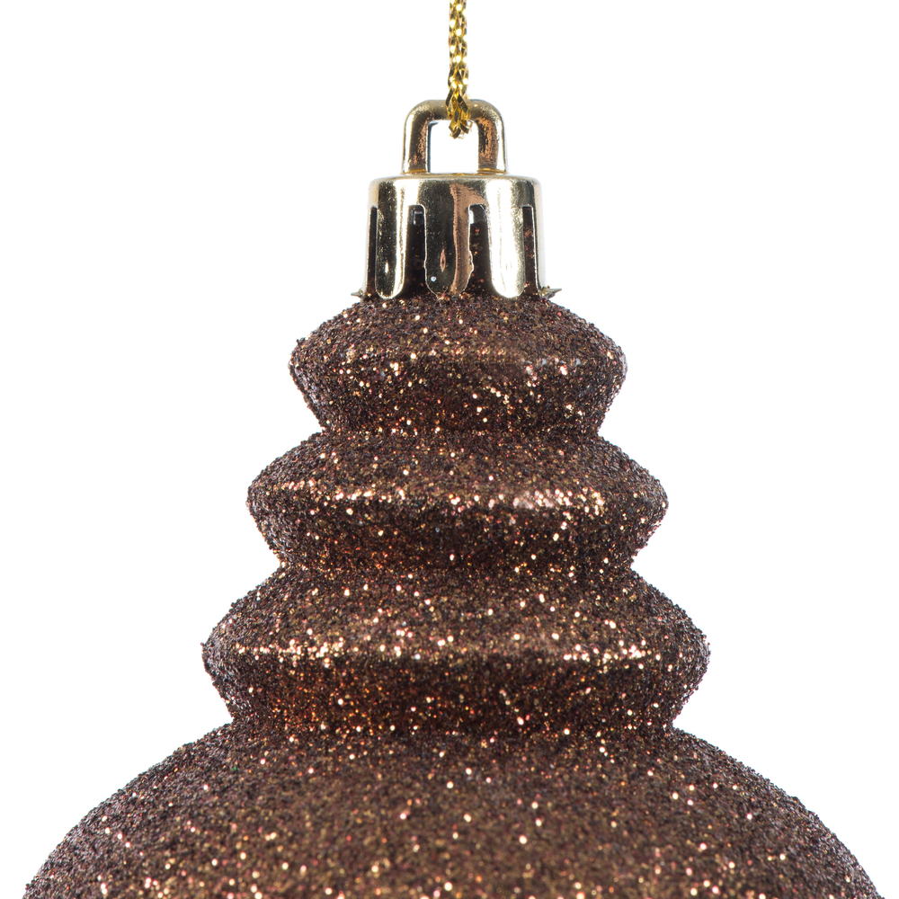 Vickerman 7" Finial Ornament 8/Pk
