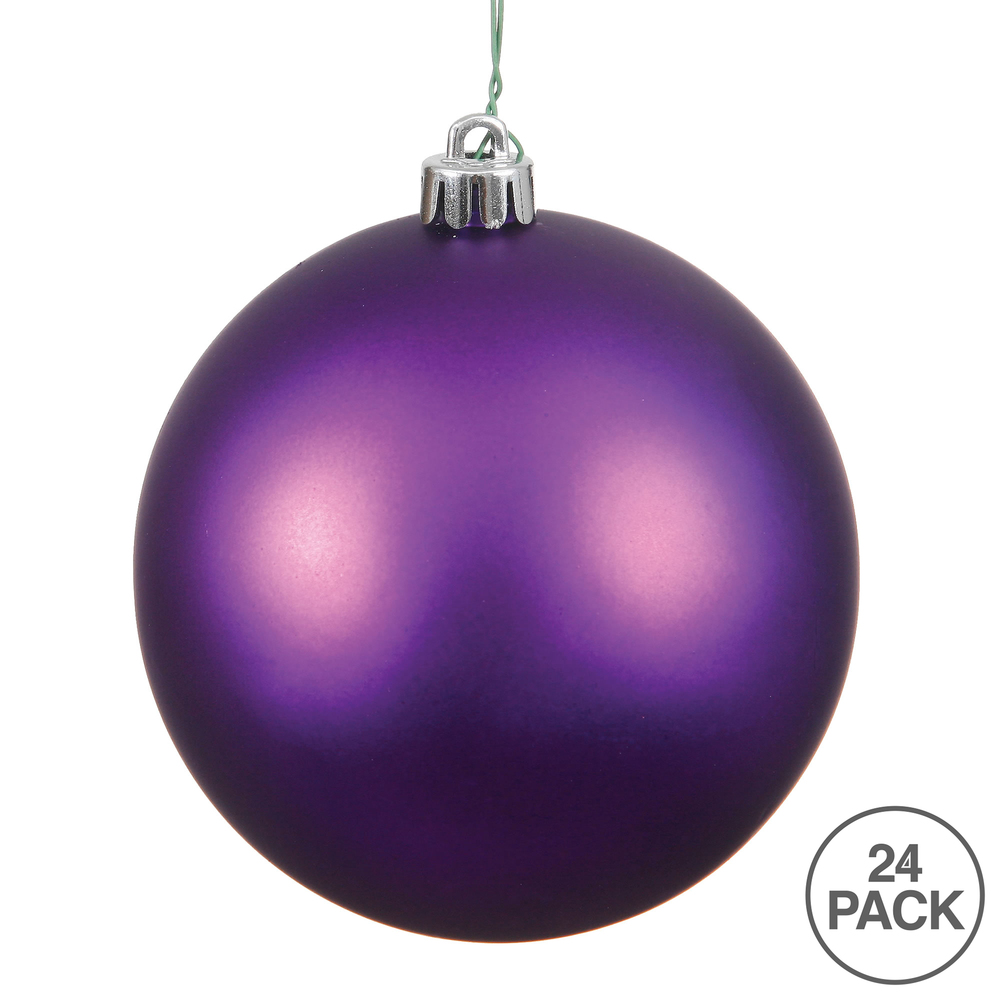 Vickerman Plum Ball Ornament