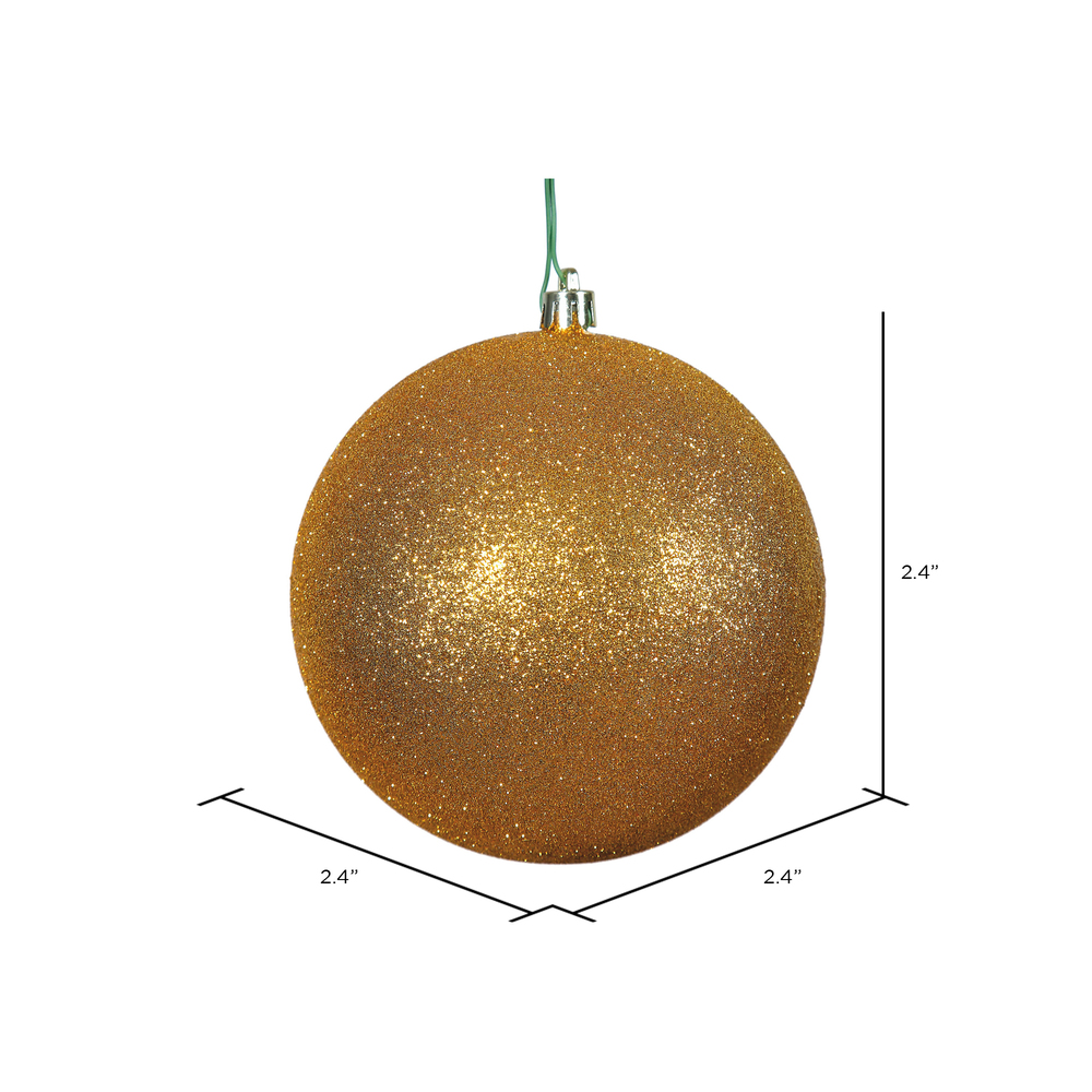 Vickerman Antique Gold Ball Ornament