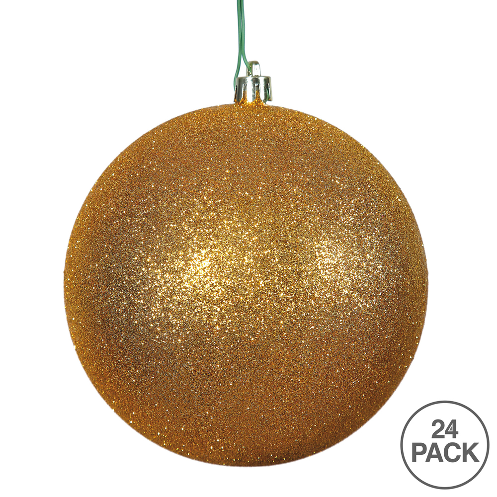 Vickerman Antique Gold Ball Ornament