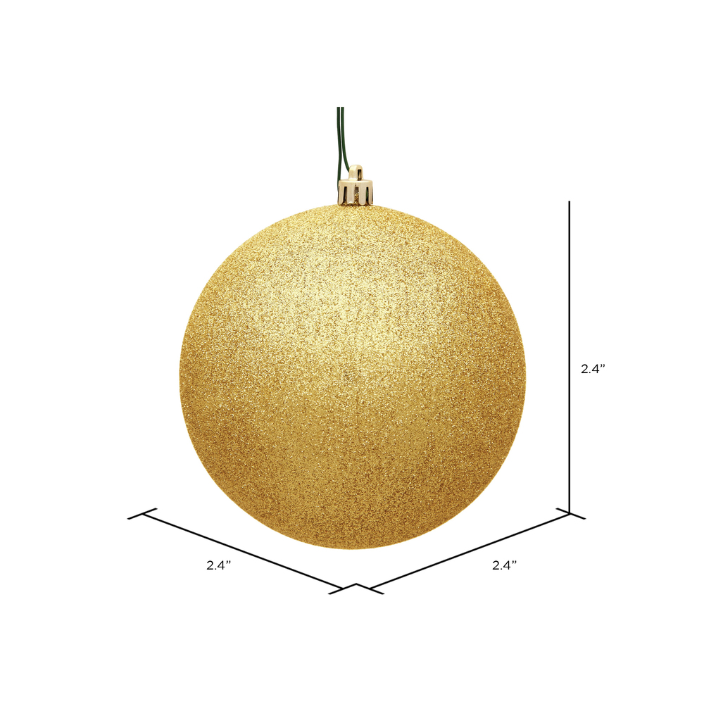 Vickerman Honey Gold Ball Ornament