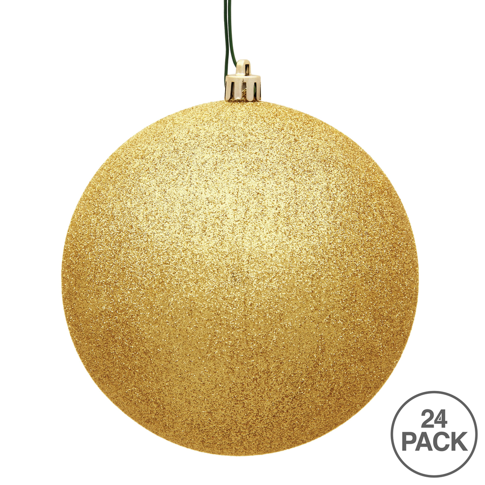 Vickerman Honey Gold Ball Ornament