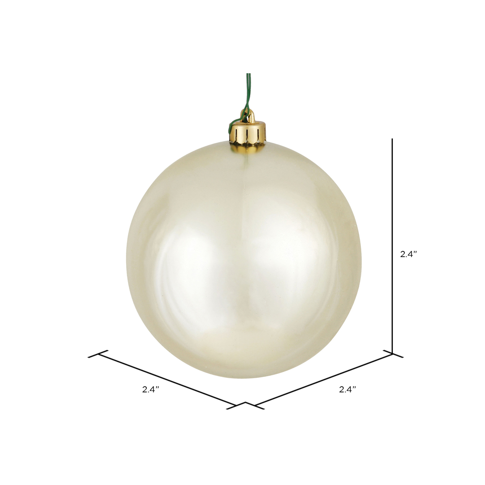 Vickerman Champagne Ball Ornament