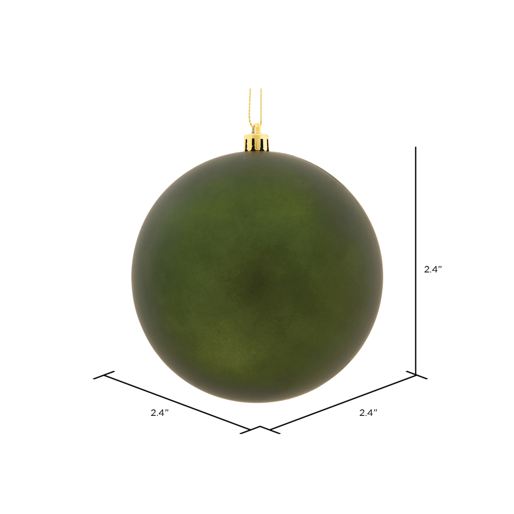 Vickerman Moss Green Ball Ornament