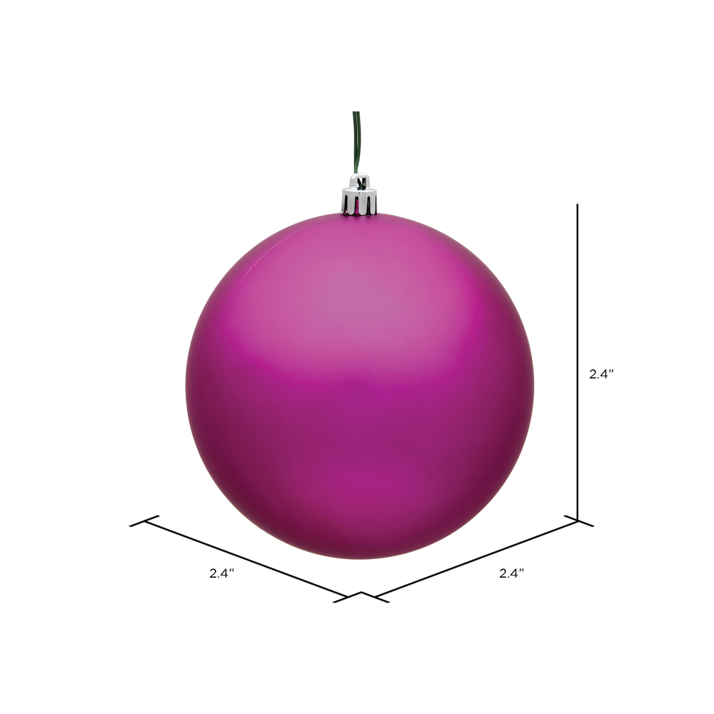 Vickerman Fuchsia Ball Ornament