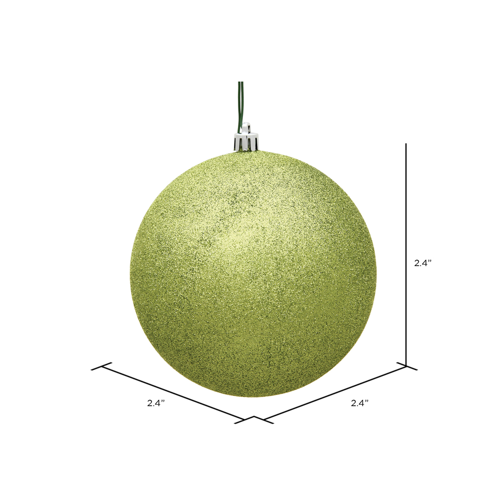 Vickerman Lime Ball Ornament