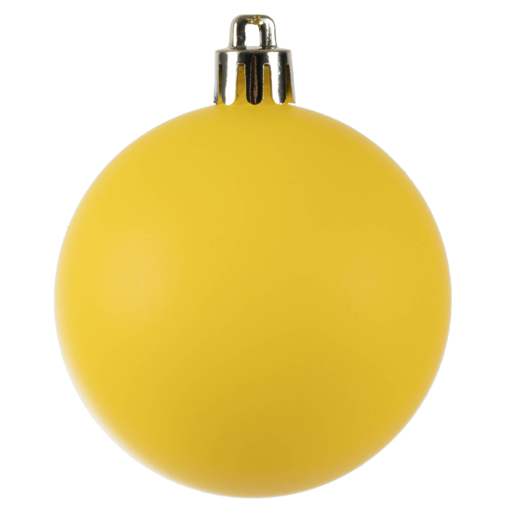 Vickerman Yellow Ball Ornament