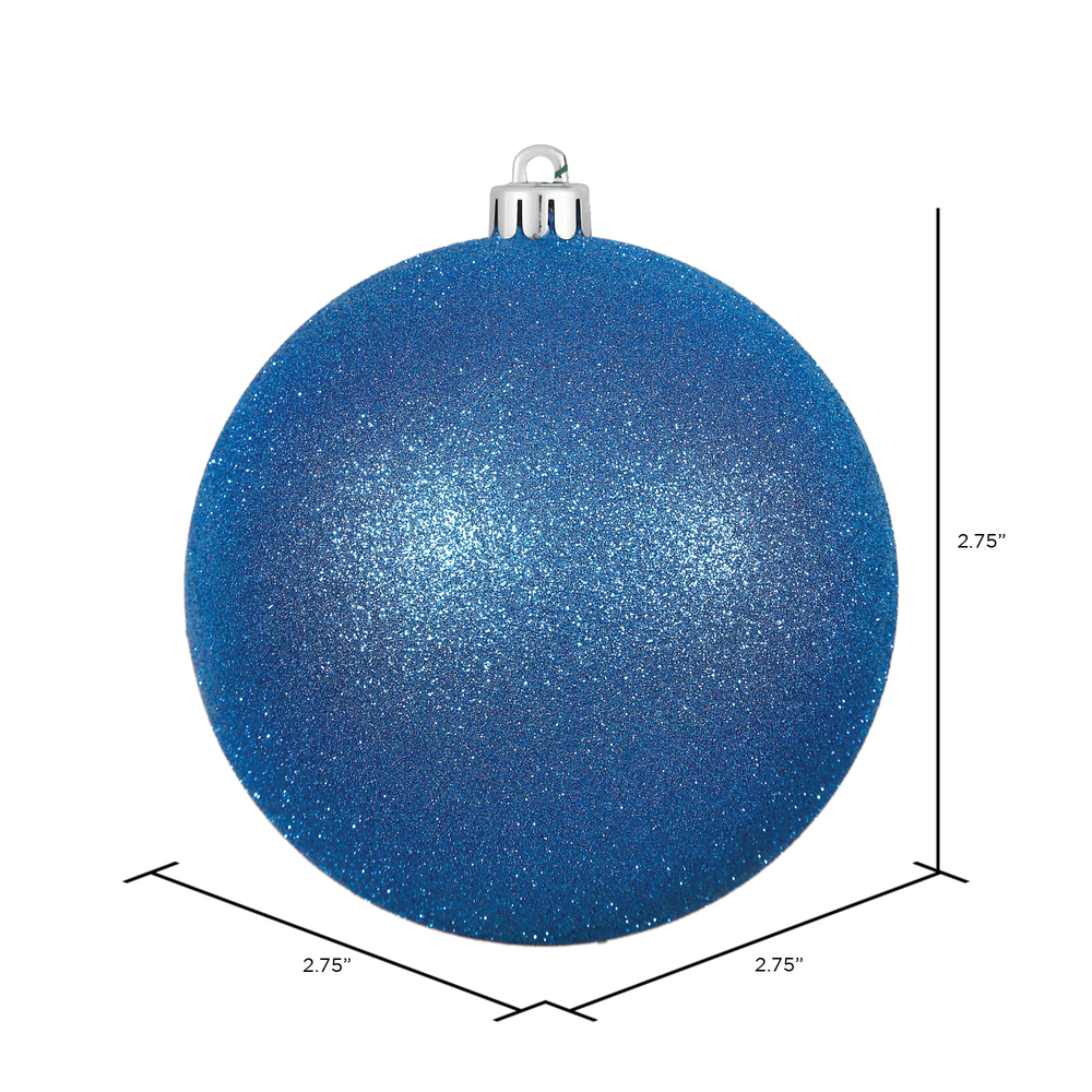 Vickerman Blue Ball Ornament