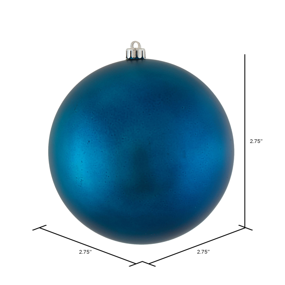 Vickerman Sea Blue Ball Ornament