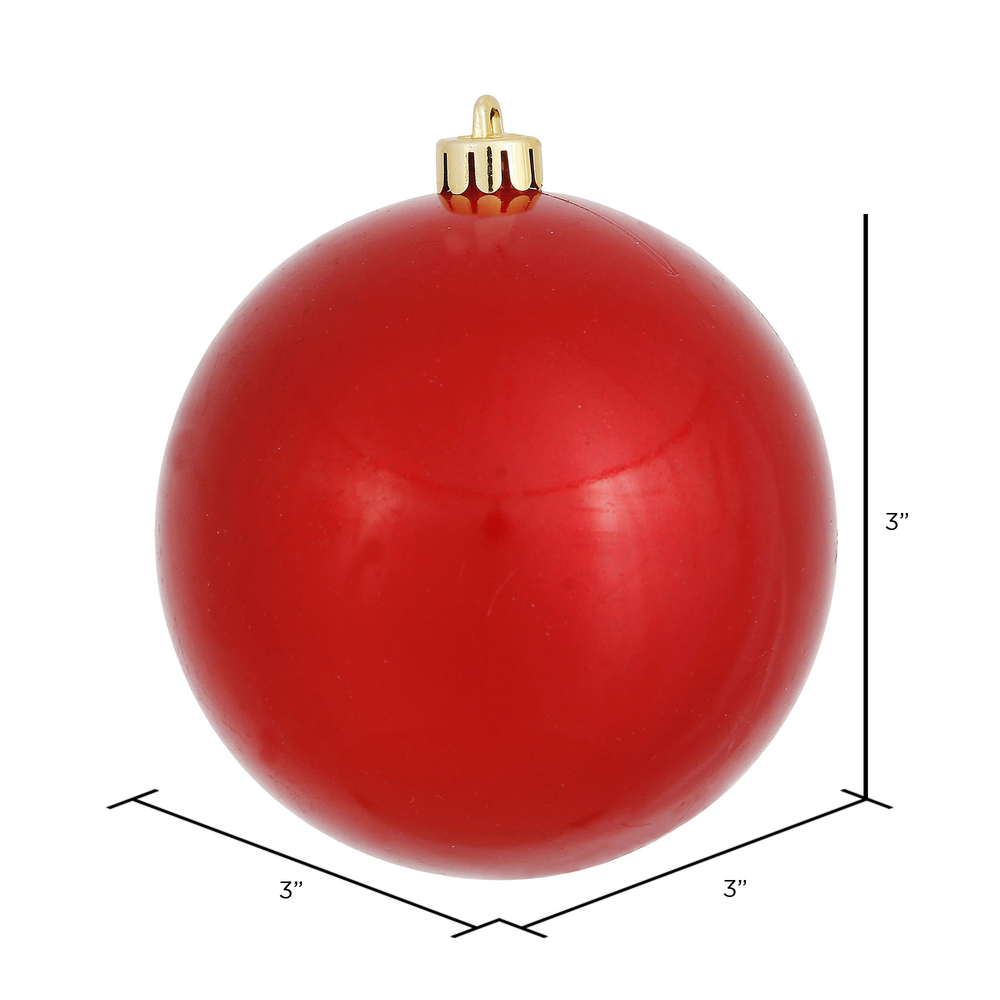 Vickerman Red Ball Ornament