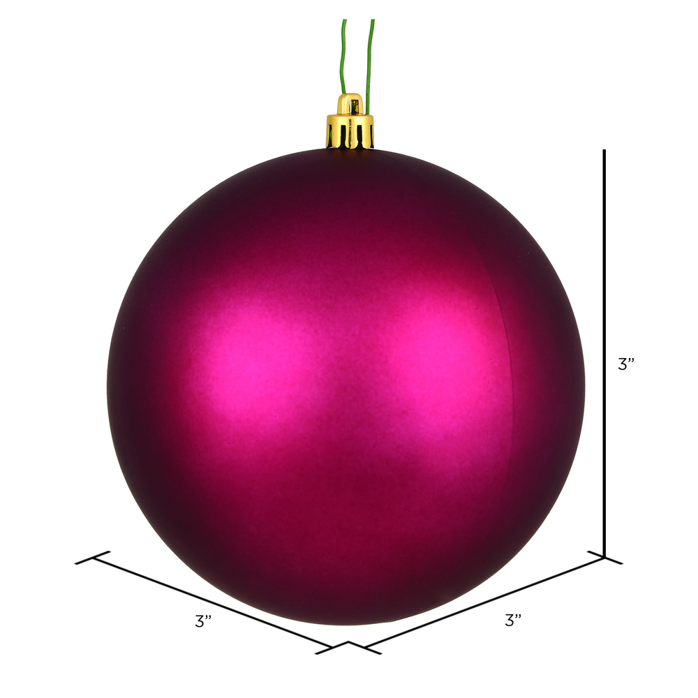 Vickerman Berry Red Ball Ornament