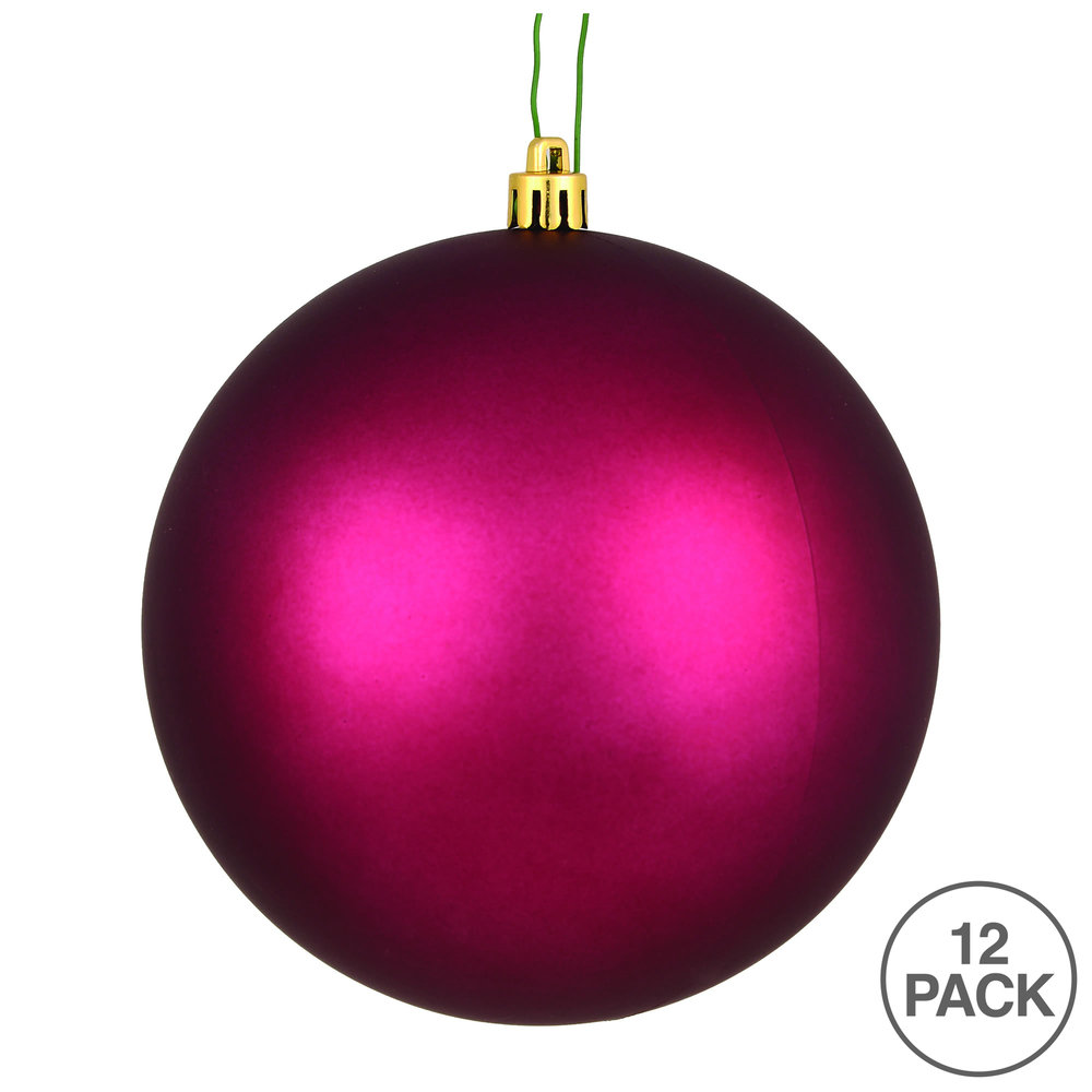 Vickerman Berry Red Ball Ornament