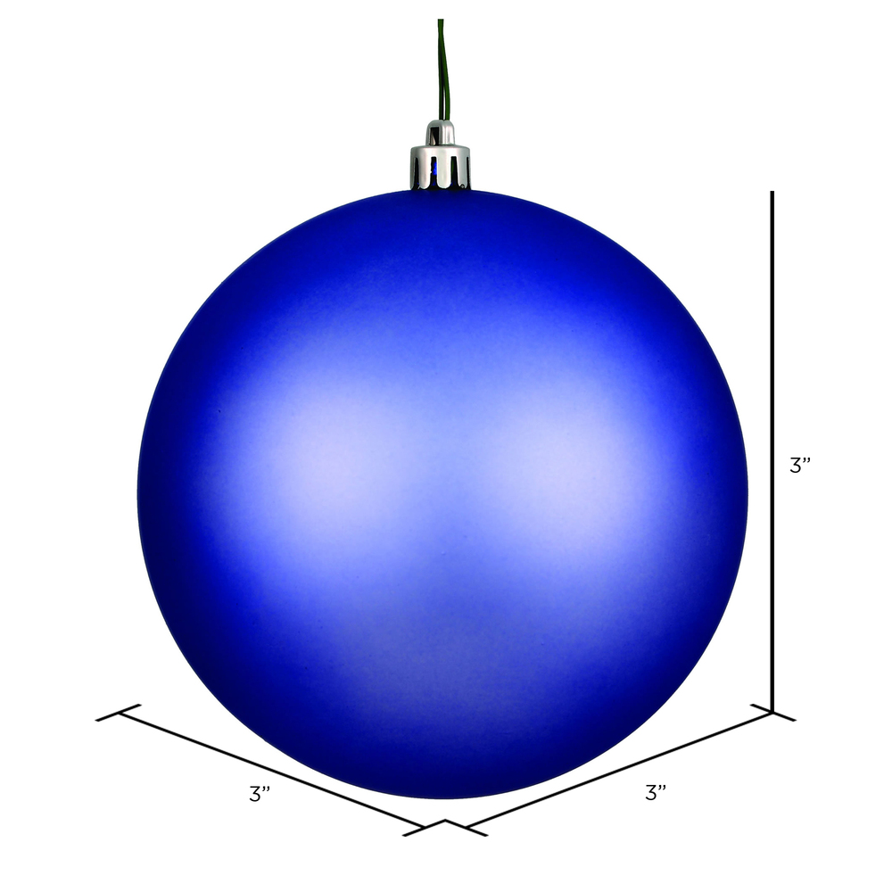 Vickerman Periwinkle Ball Ornament