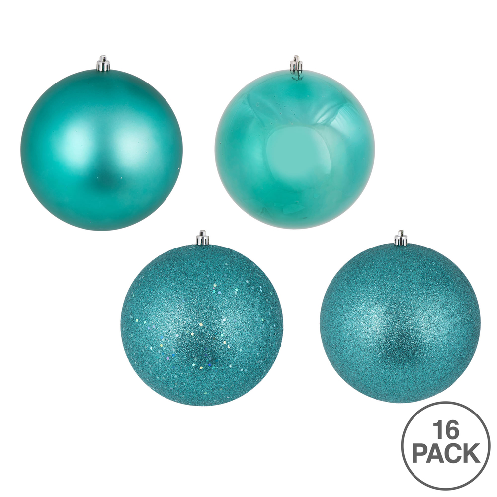 Vickerman Teal Ball Ornament