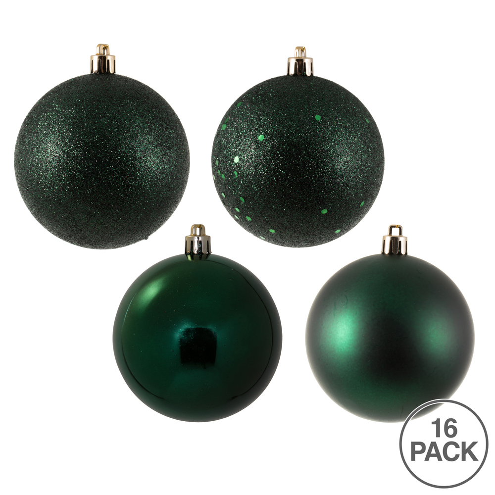 Vickerman Midnight Green Ball Ornament