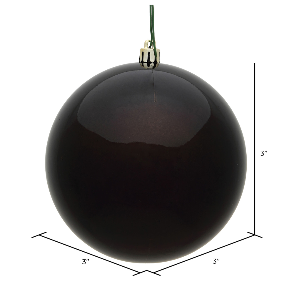 Vickerman Chocolate Ball Ornament