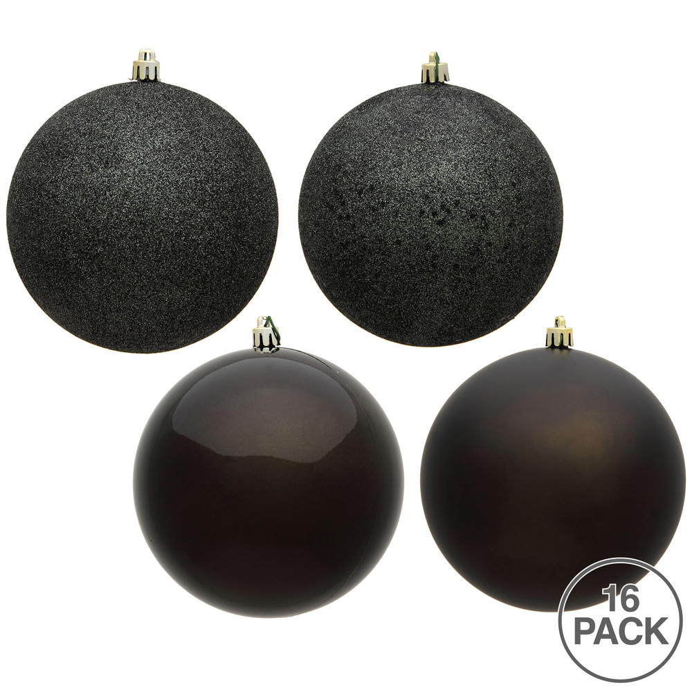 Vickerman Gunmetal Ball Ornament