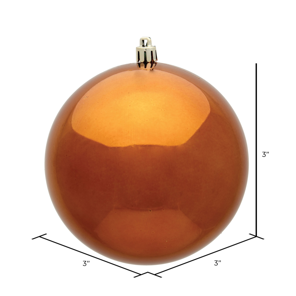 Vickerman Copper Ball Ornament