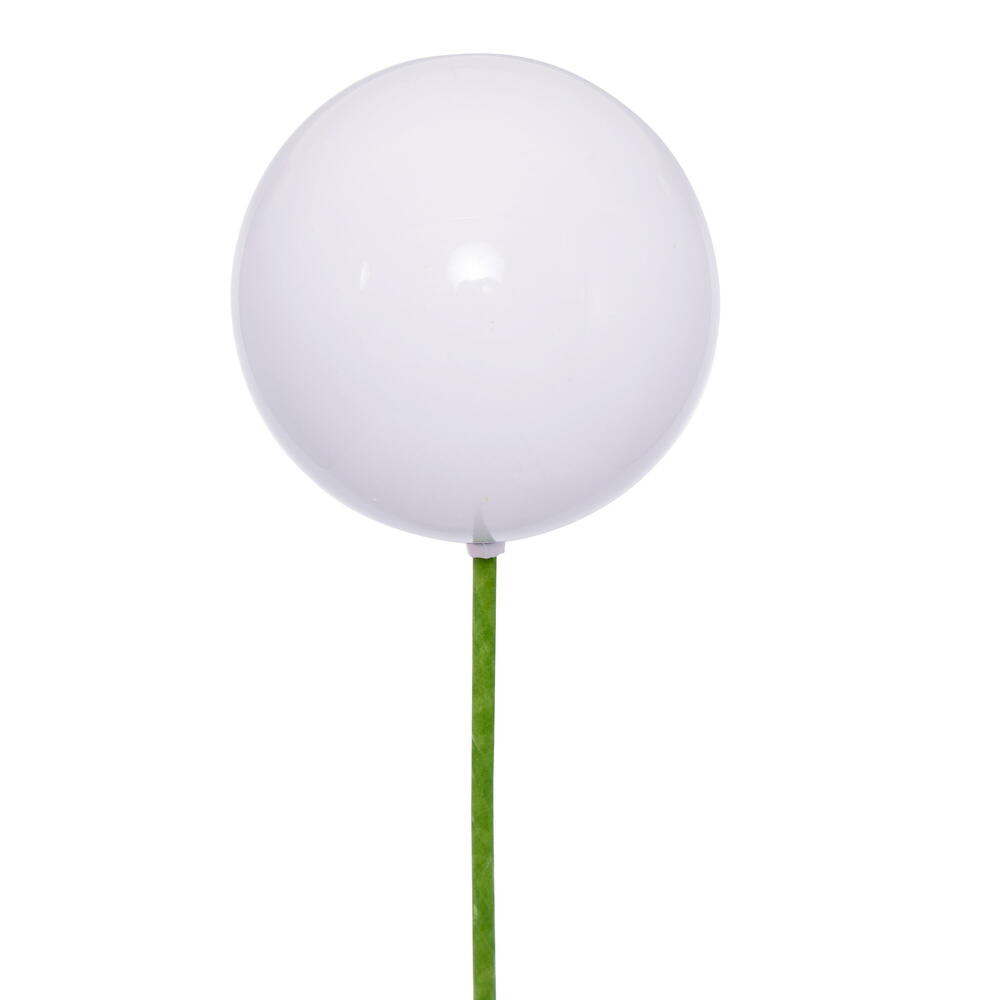 Vickerman White Ball Ornament