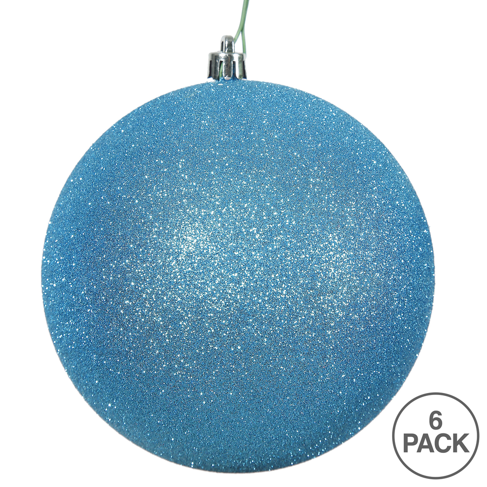 Vickerman Turquoise Ball Ornament