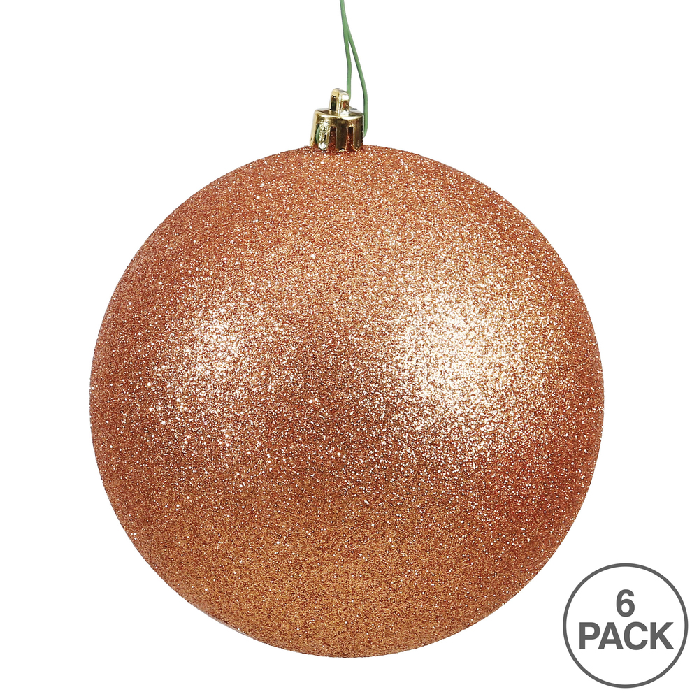 Vickerman Rose Gold Ball Ornament