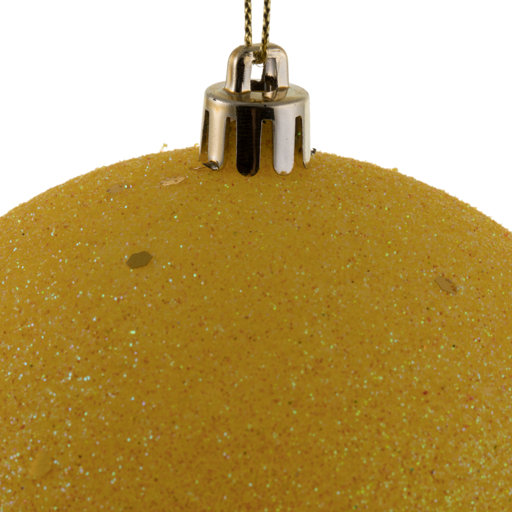 Vickerman Yellow Ball Ornament