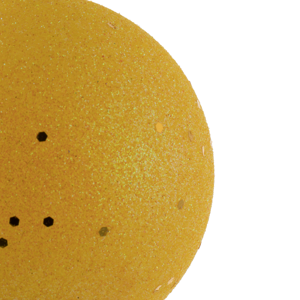 Vickerman Yellow Ball Ornament